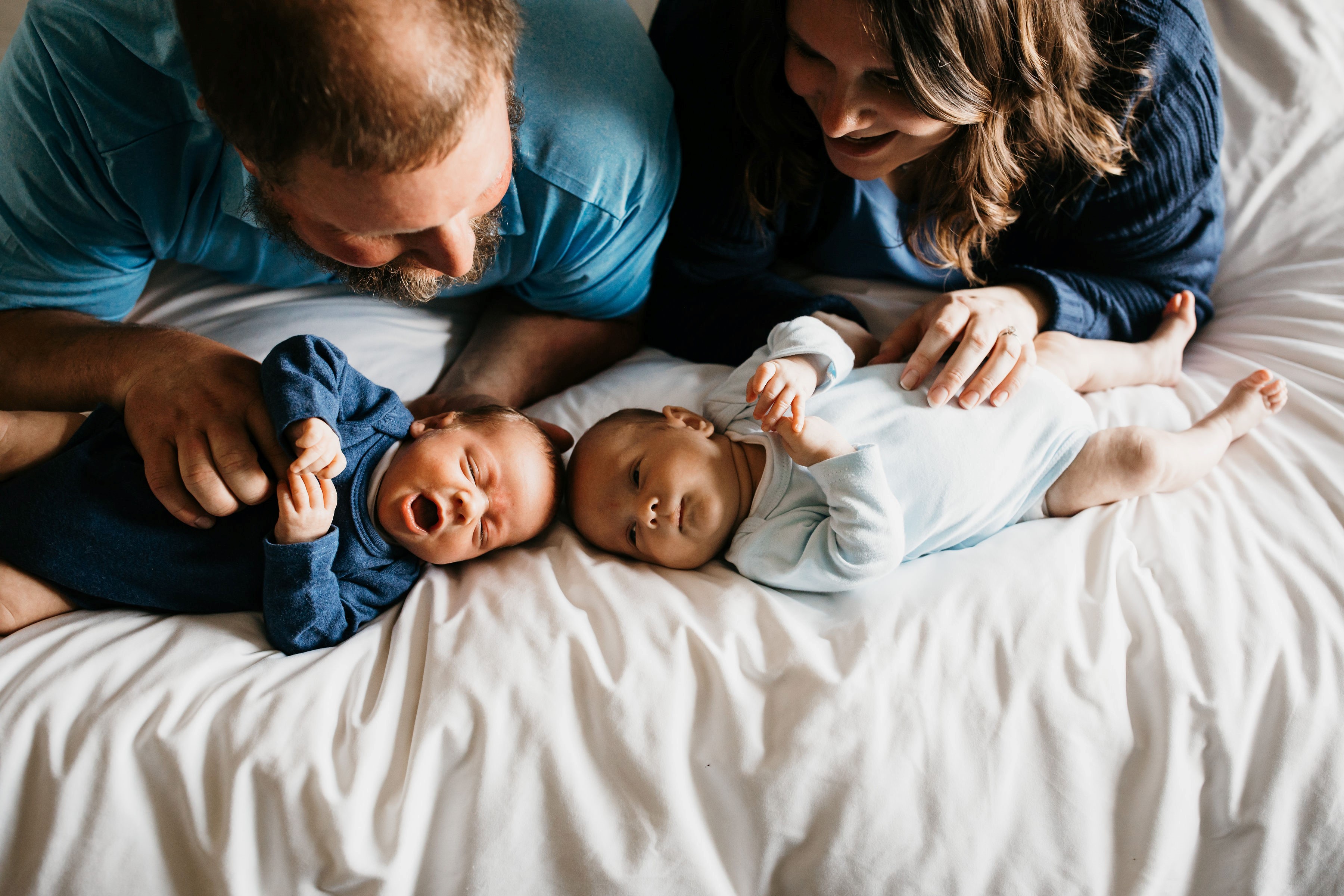 Photo of Schulze Family with Twins