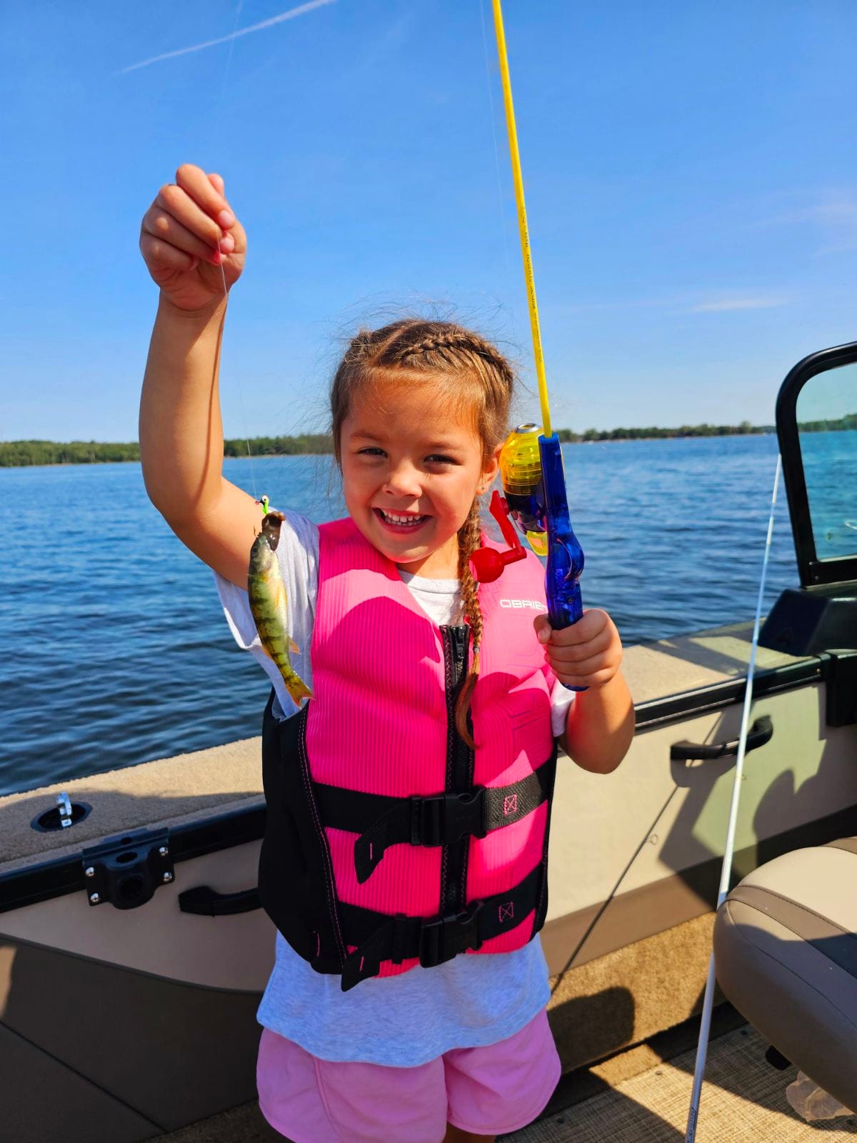 Photo of Dorothy fishing