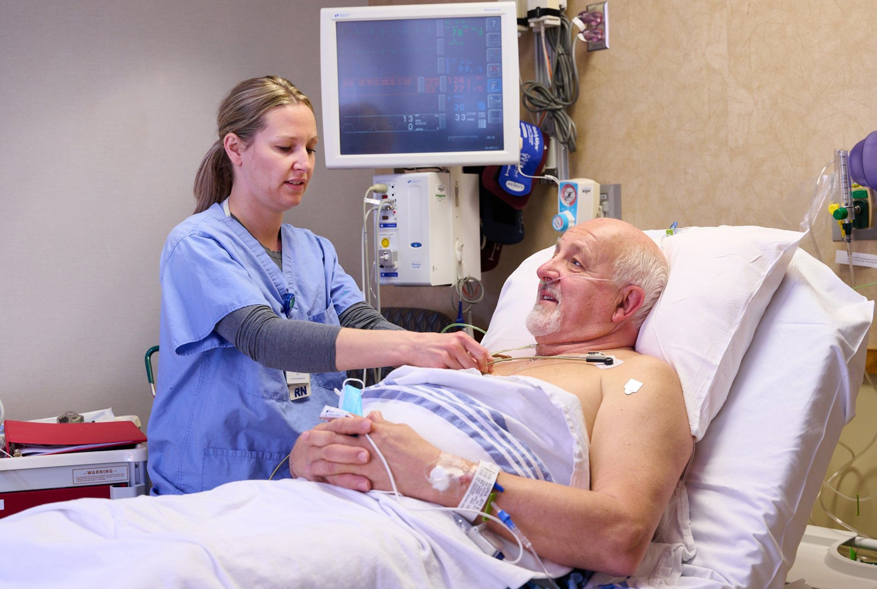 Photo of Nurse and Patient