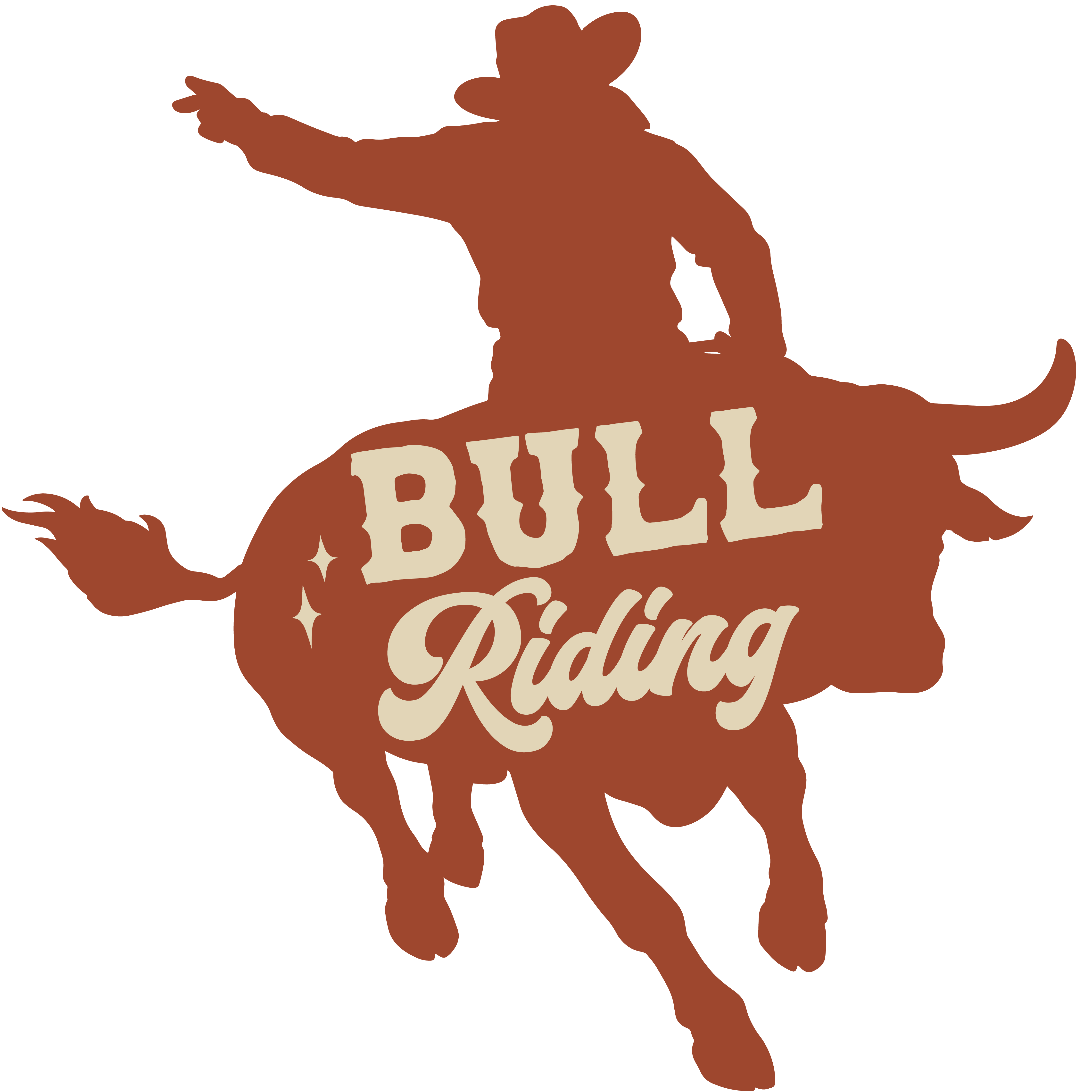 Photo a bull rider